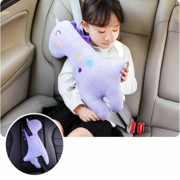 Seatbelt Pillow for Kids, Car Pillow Seat Belt Cushion Kids - Picture 3 of 9